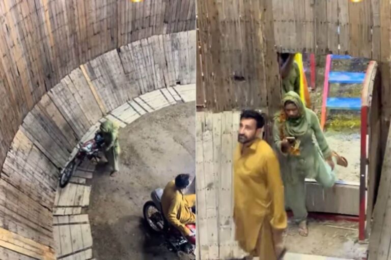 हिजाब पहन मेले में आई लड़की, सीधे घुसी मौत के कुएं के अंदर, किया ऐसा काम, देख खड़े हो जाएंगे रोंगटे!